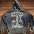 Paradoxical Perspective - Ultra Heavyweight Post-Apocalyptic Aesthetic Hand-Frayed Monkey Washed Zip Hoodie